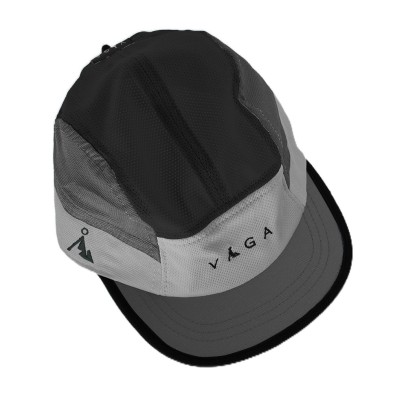 Gorra Running Club Cap Light Grey / Black / Charcoal vaga gris