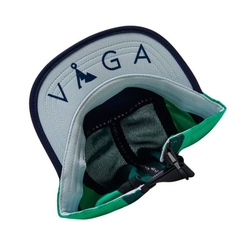 Gorra Running Club Cap Navy/Petrol/Electric Mint vaga verde azul