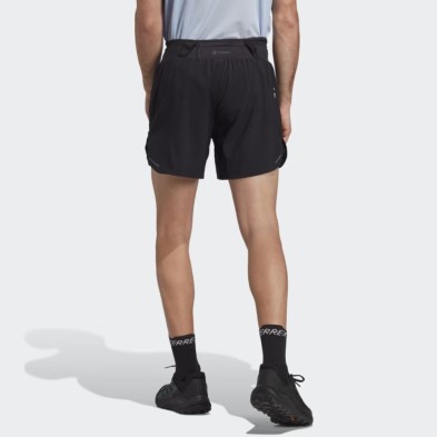 Pantalón corto Terrex Agravic running 9" hombre adidas negro