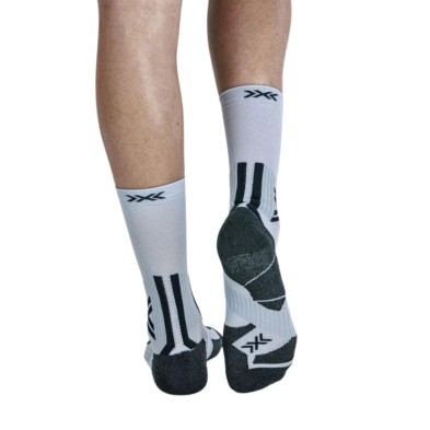 Calcetines X-Bionic-X-Socks Trailrun Perform Crew Pearl Grey/Charcoal planta pie