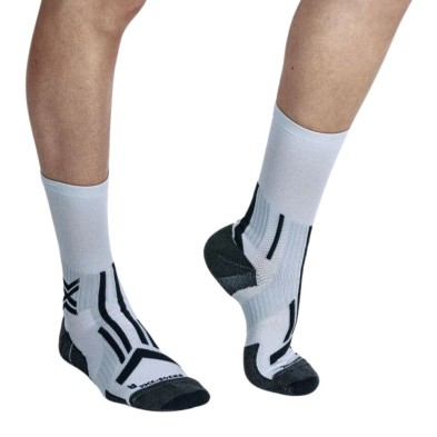 Calcetines X-Bionic-X-Socks Trailrun Perform Crew gris perla / gris oscuro