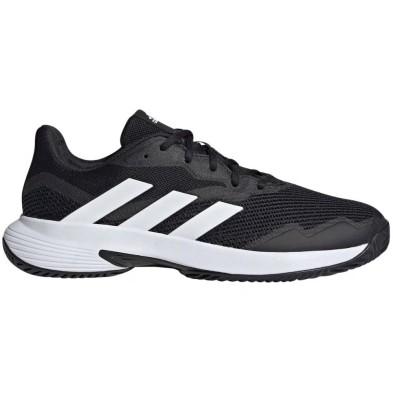 Zapatillas Adidas CourtJam Control hombre negro gris blanco