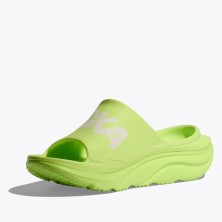 Sandalias Hoka Ora Athletic Slide lechuga blanco