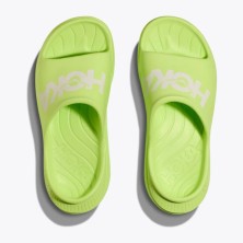 Sandalias Hoka Ora Athletic Slide Lettuce/White par