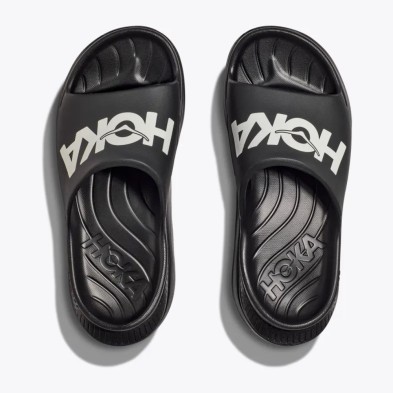 Sandalias Hoka Ora Athletic Slide Black/White par