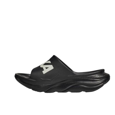 Sandalias Hoka Ora Athletic Slide Black/White perfil