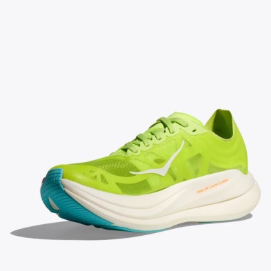 Zapatillas Hoka U Rocket X 2 verde naranja