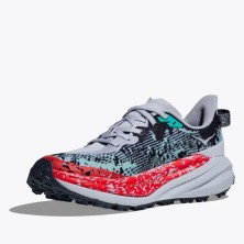 Zapatillas Hoka Speedgoat 6 Mujer gris rojo verde