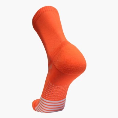 Calcetines Ghost Lite Crew Socks Fluoro Flash naranja brooks