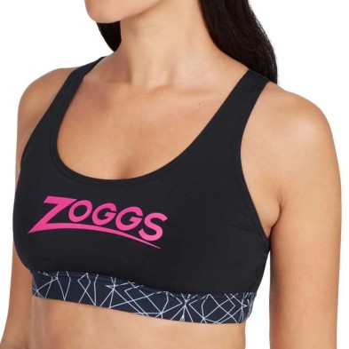 Bikini Actionback 2 Negro / Rosa zoggs