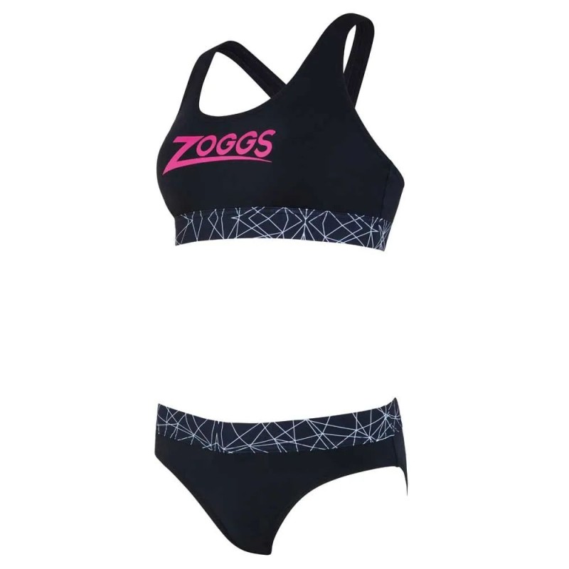 Bikini Actionback 2 Negro / Rosa zoggs