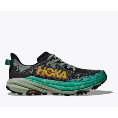 Zapatillas Speedgoat 6 Mujer Black / Aloe Vera HOKA