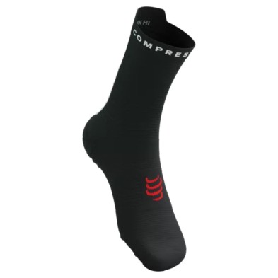 Calcetines Compressport Pro Racing V4.0 Run High Black/White