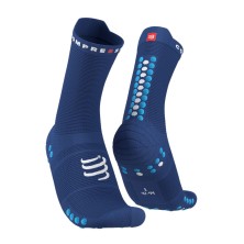 Calcetines Compressport Pro Racing V4.0 Run High Sodalite/Flo Blue