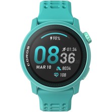 Reloj Deportivo GPS Coros PACE 3 correa silicona Esmeralda frontal