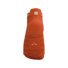 Calcetines Compressport Pro Racing v4.0 Ultralight Run Low naranja blanco