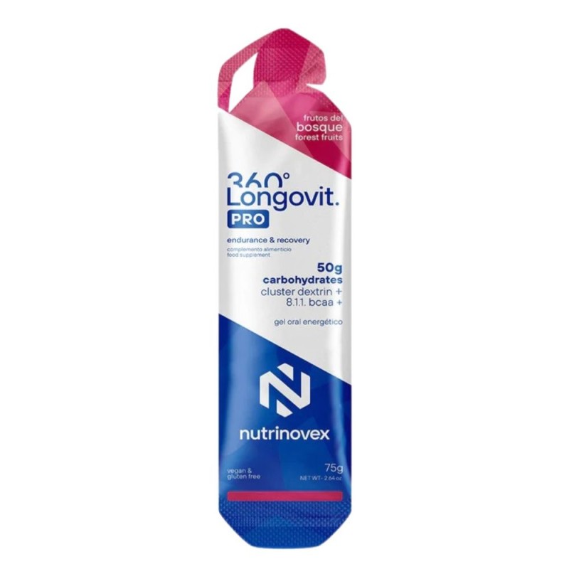 Nutrinovex Longovit 360 gel PRO frutas del bosque