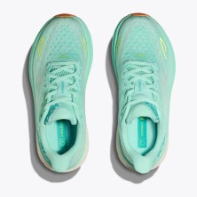 Zapatillas Hoka Clifton 9 mujer Seafoam/Aqua Breeze par