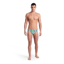 Bañador slip Swim Briefs Allover Hombre Green Quartz