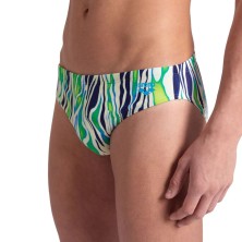 Bañador slip Swim Briefs Allover Hombre Green Quartz