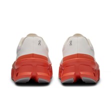 Zapatillas Cloudmonster Mujer White/Flame ON RUNNING