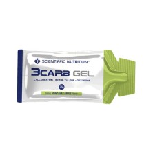 Gel energético 3 Carb Gel Manzana scienffic nutrition