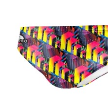 Bañador Swimsuit Natación 80´s-Lines Hombre Multicolor turbo