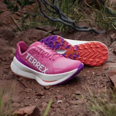 Zapatillas Terrex Agravic Speed Pink Fusion / Crystal White / Purple Burst adidas