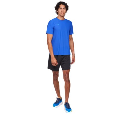 Camiseta M/corta Hoka Airolite Run hombre azul