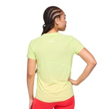 Camiseta M/corta Hoka Airolite Run mujer amarillo-verde lechuga