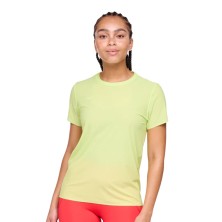 Camiseta M/corta Hoka Airolite Run mujer Lettuce