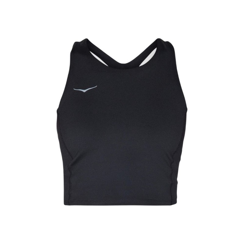 Sujetador deportivo Hoka Elaro Crop Bra Black