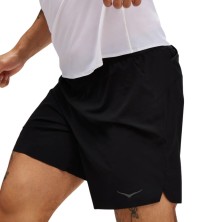 Pantalón running Glide 7' Shorts con forro hombre Black