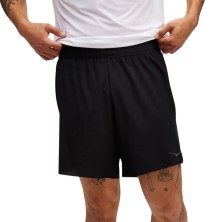 Pantalón running Hoka Glide 5" Shorts con forro hombre Black