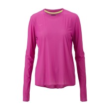 Camiseta Hoka M/larga Airolite Run mujer Fuschia