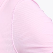 Camiseta Manga corta Hoka Airolite Run mujer Pink Twilight detalle tejido