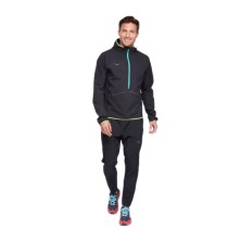 Chaqueta cortavientos Skyglow Half-Zip Hombre Black hoka