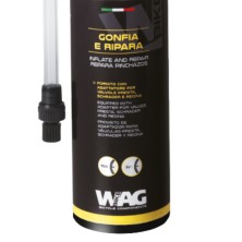 Espuma antipinchazos 75ml Hincha y Repara con Adaptador wag bike components