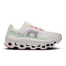 Zapatillas Cloudmonster Mujer White/Lima ON RUNNING