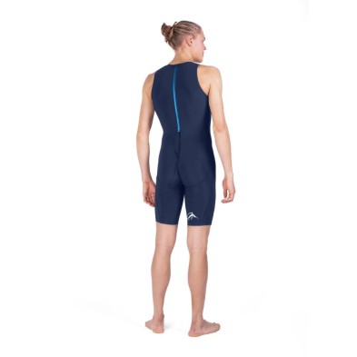 Traje de velocidad Sailfish Rebel Train 2 hombre azul marino espalda