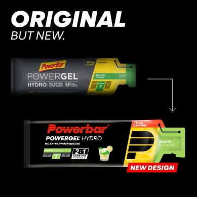 Gel energético Powerbar Powergel Hydro 67ml Mojito Original pero nuevo new look