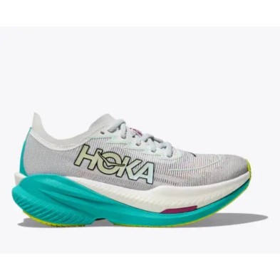 Zapatillas Mach X 2 mujer Frost / Electric aqua Hoka