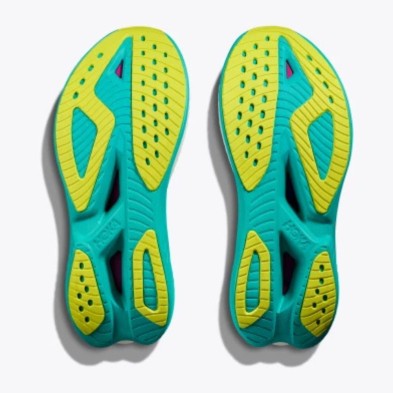 Zapatillas Mach X 2 mujer Frost / Electric aqua Hoka