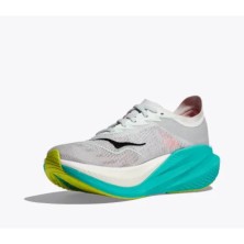 Zapatillas Mach X 2 mujer Frost / Electric aqua Hoka