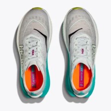 Zapatillas Mach X 2 mujer Frost / Electric aqua Hoka