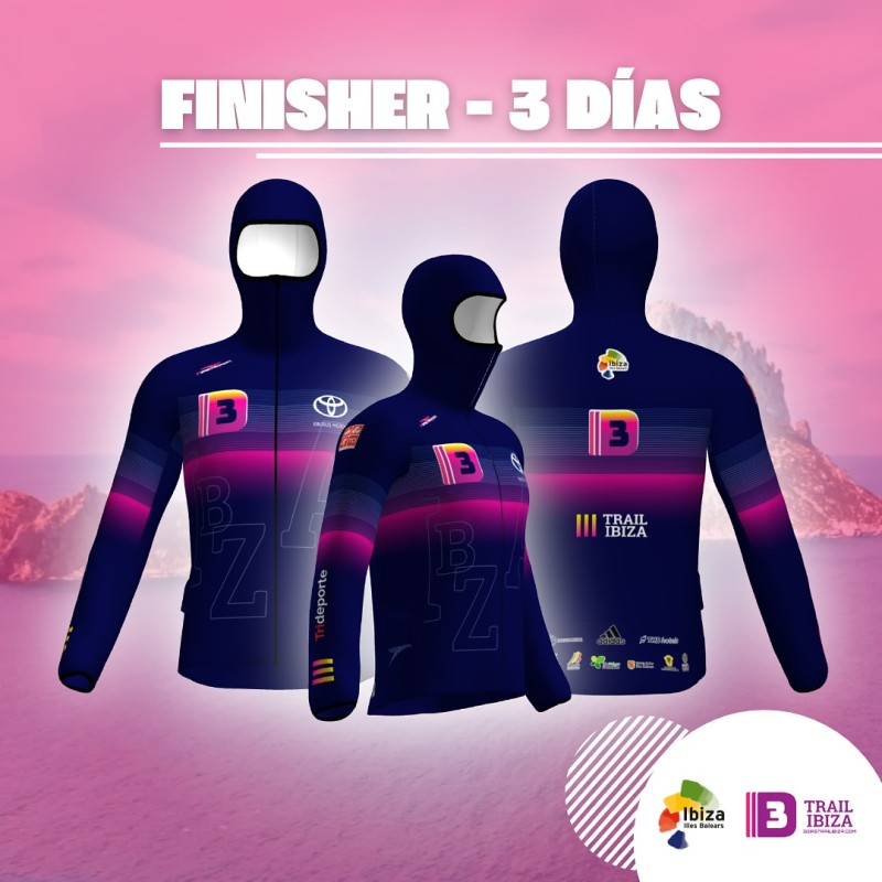 Chaqueta cortavientos 3 Dias Trail Ibiza