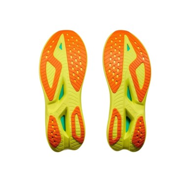 Zapatillas Hoka Mach X 2 hombre Frost/Citrus suela