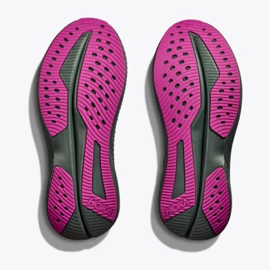 Zapatillas Hoka Mach 6 mujer Black/Fuchsia suela