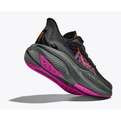 Zapatillas Hoka Mach 6 mujer negro fucsia