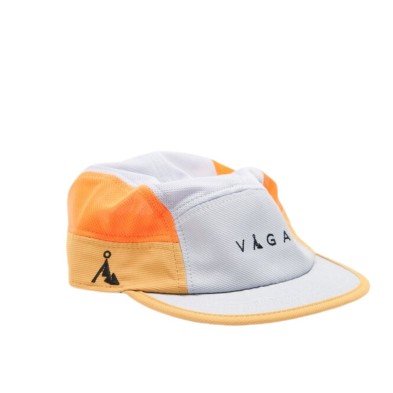 Gorra Running Vaga Club Cap Light grey/Neon Orange/Whiskey/Navy blue